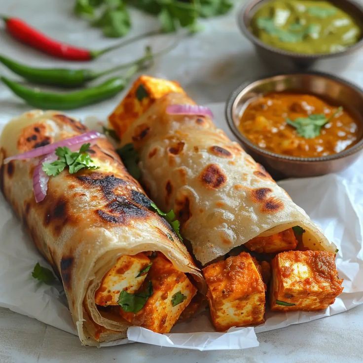 Paneer Veggie Wrap